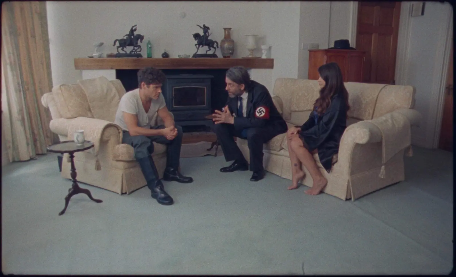 A domestic scene from The Aryan Papers photographed on 16mm film