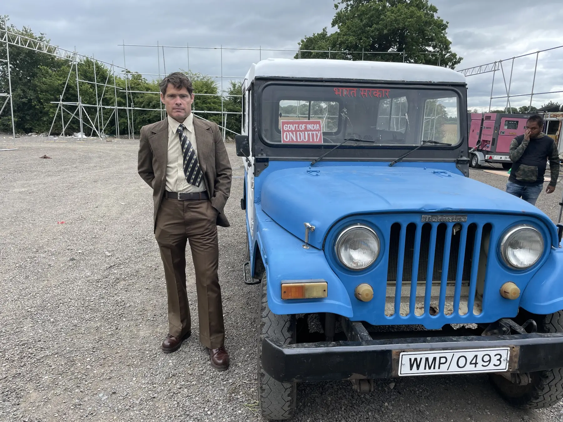 Alex Reece as the British Engineer on the Mission Raniganj set